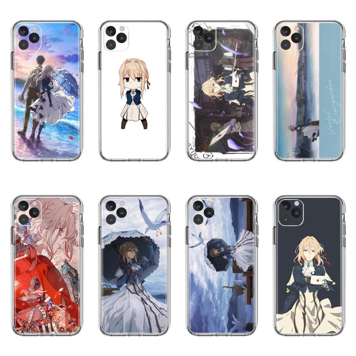 Amazon.co.jp: YHN ヴァイオレット・エヴァーガーデン スマホケース